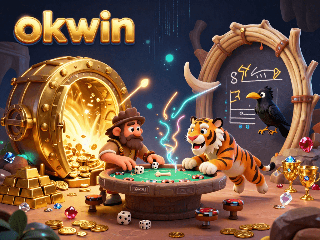 Experience the vibrant joy of okwin with lively gambling actions, bright treasures, and a fun atmosphere.