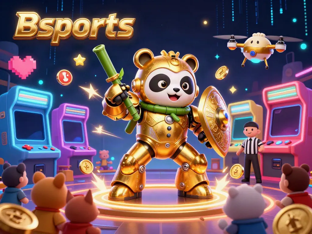 Bsports offers an exciting dynamic betting arena with colorful 3D casino elements.
