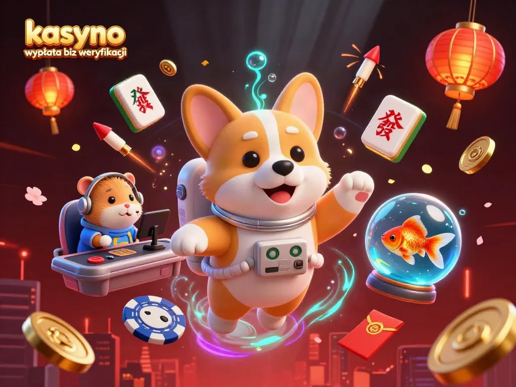 Experience thrilling gaming at kasyno wypłata bez weryfikacji with a fun 3D scene featuring animated characters.
