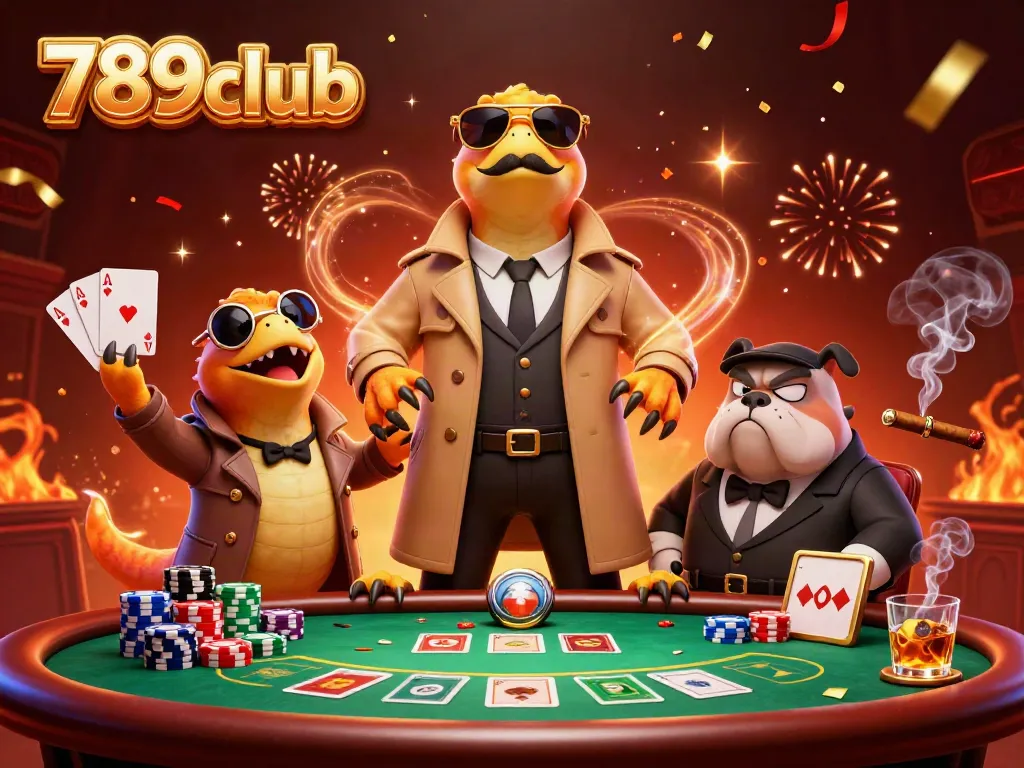 Experience the excitement of 789club with lively cartoon raptors in a game scenario.