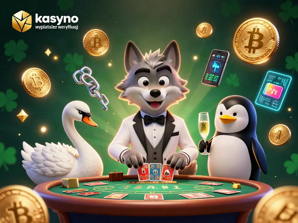 Experience kasyno wypłata bez weryfikacji with vibrant 3D characters and crypto elements in an engaging casino scene.