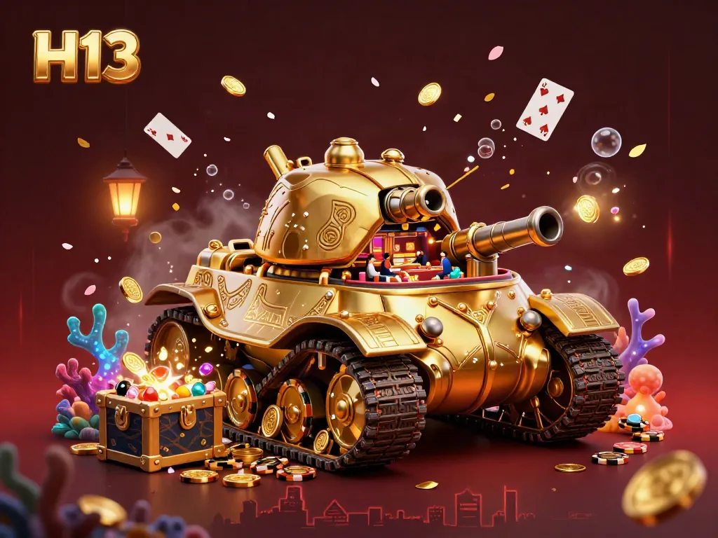Experience H13's stellar gaming environment with vibrant visuals and engaging gameplay elements.