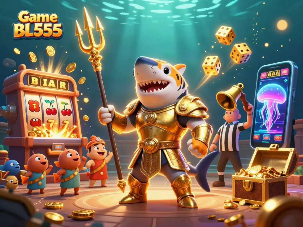 Play Game BL555 with thrilling casino adventures in a vibrant underwater arena.