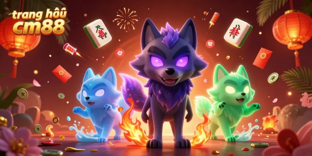 Experience the vibrant world of trang chủ cm88 with shadow wolf characters and dynamic game elements.