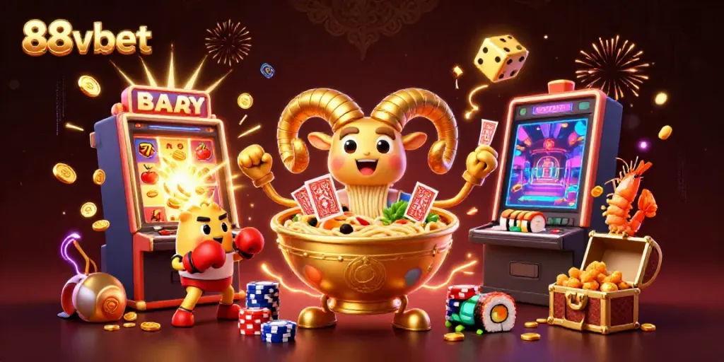 Join the excitement at 88vbet with vibrant 3D casino characters and thrilling game elements!