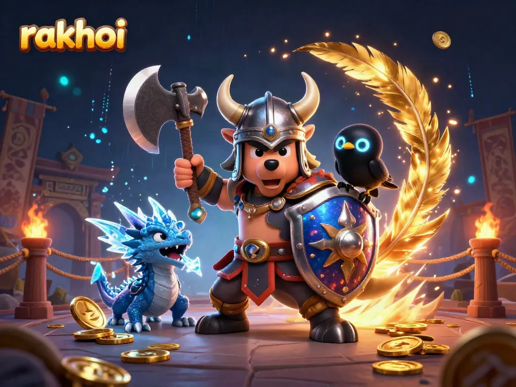 Experience immersive live sports betting with Rakhoi, featuring dynamic characters and vibrant elements.