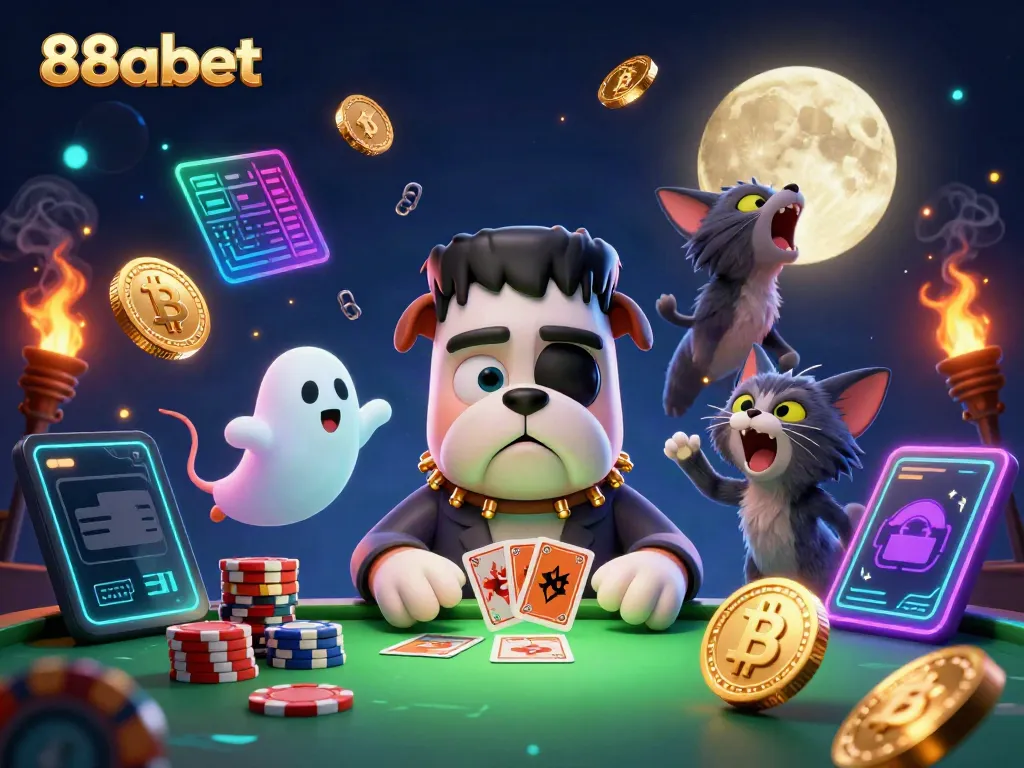 Join the excitement at 88abet with unique characters and vibrant casino elements for a thrilling gaming experience.