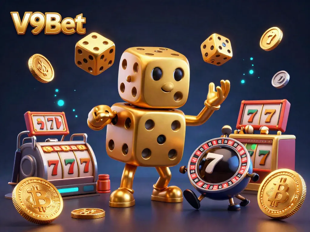 Roll golden dice and catch jackpots with V9Bet's exciting casino experience!