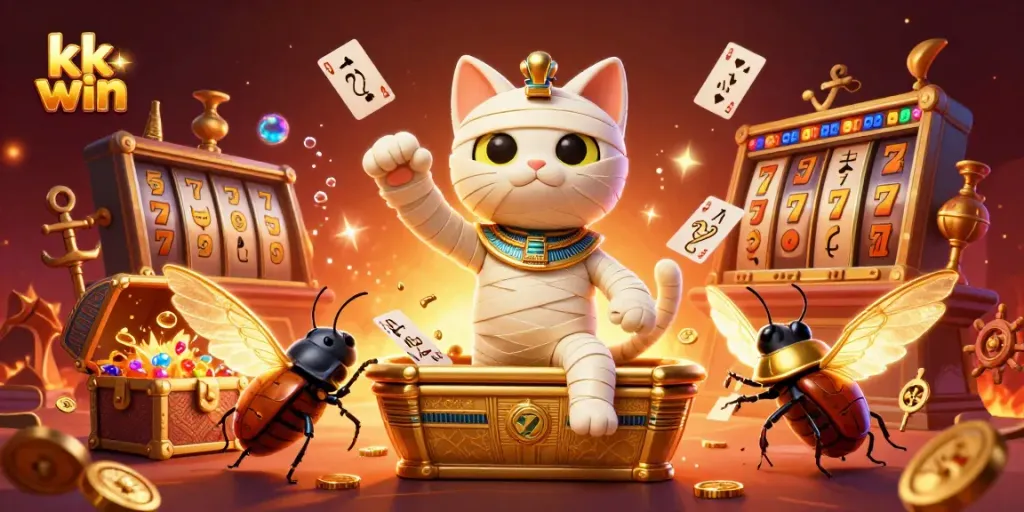 Experience thrilling gameplay with KK Win, featuring dynamic scenes and interactive casino elements.