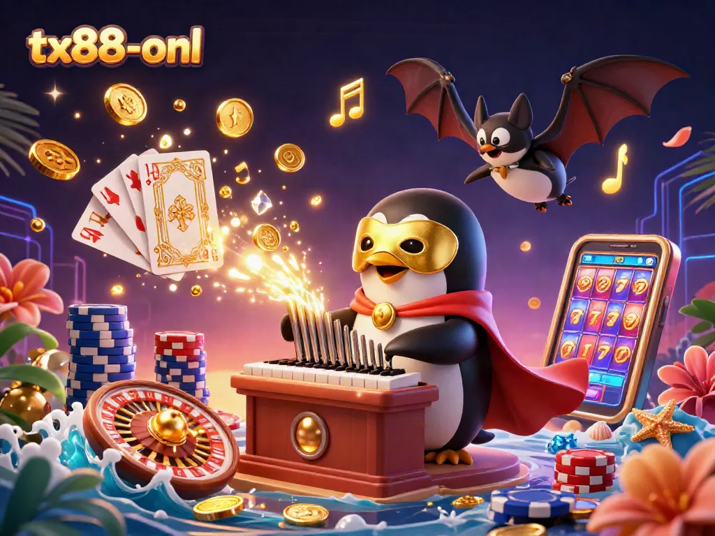 Experience excitement at tx88-onl with winning strategies and golden rewards in this vibrant casino scene.