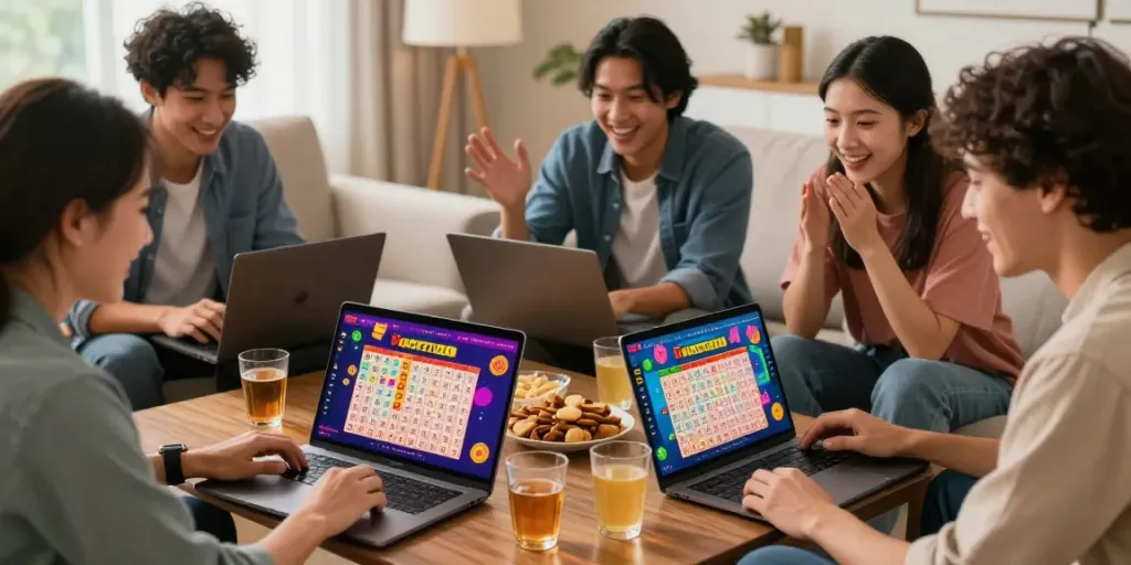 Exciting group gaming experience on davo 88 platform with friends.